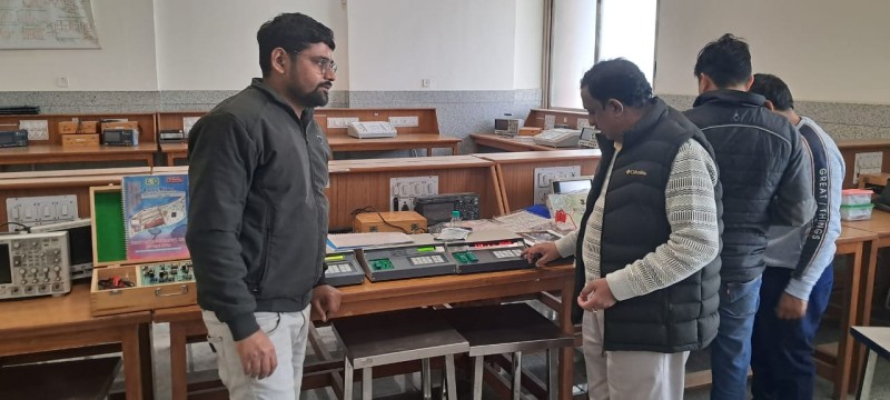 Demonstration of Digital & Analog Electronics Trainers in NIT DELHI