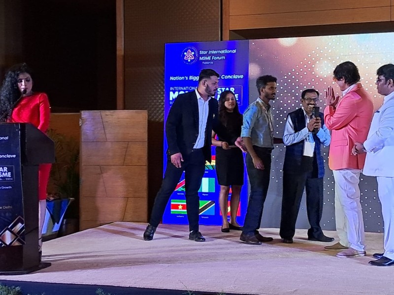 STAR MSME AWARD for Promising Leader of the Year 2024 in Manufacturing Electrical & Electronics Technical Laboratory Training Kits & Equipment